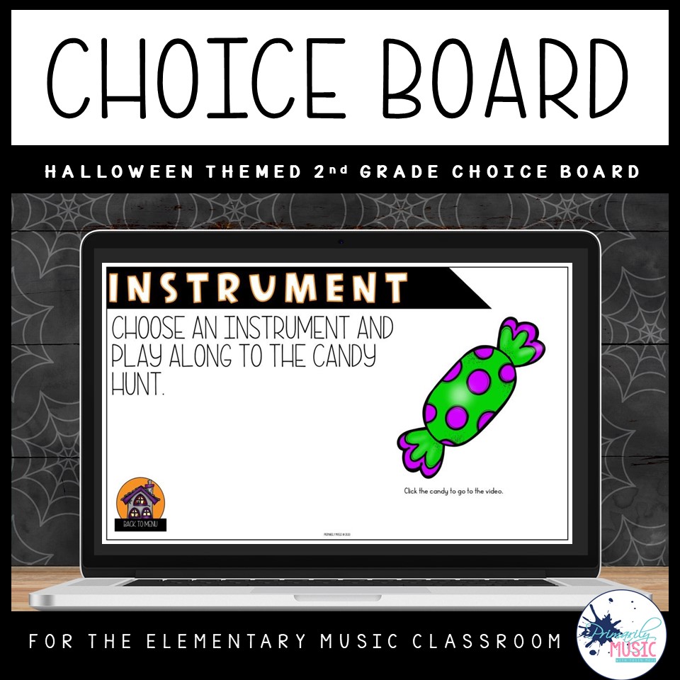 Halloween Choice Board-2nd Grade