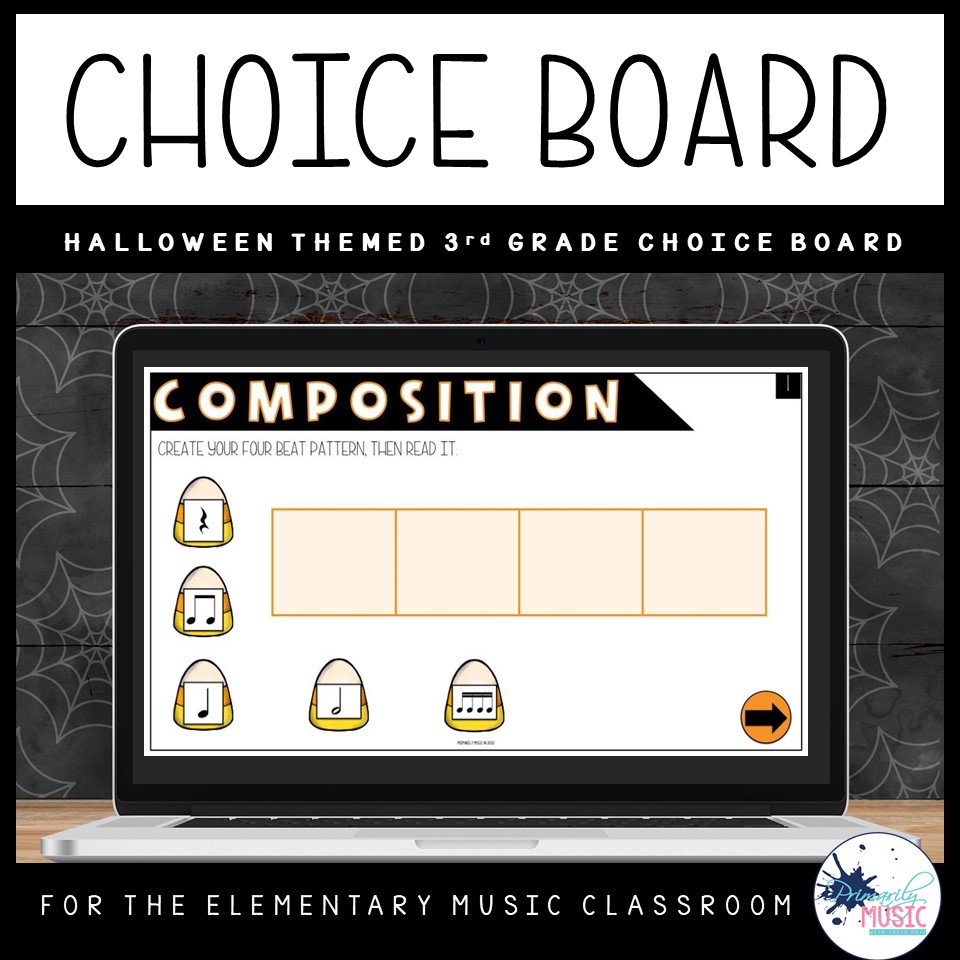 Halloween Choice Board-3rd Grade