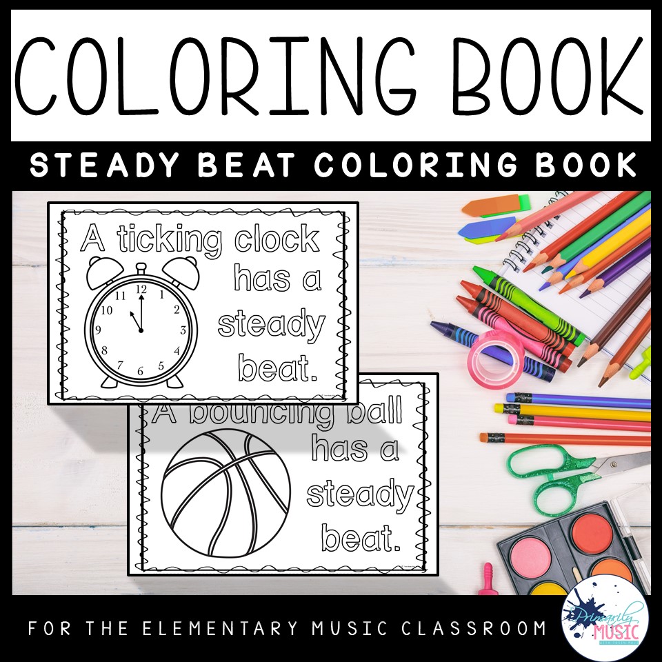 Steady Beat Coloring Book Cover