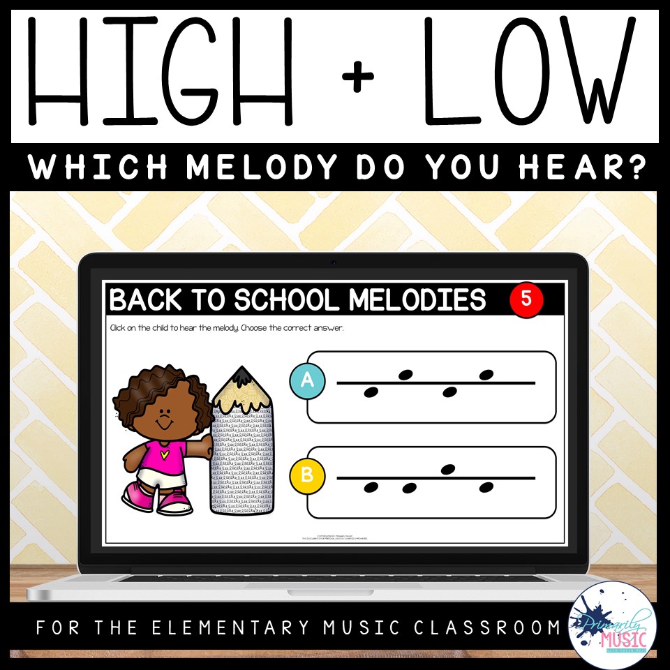 Back to School Melodies High and Low Cover
