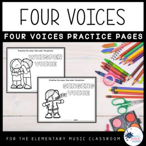 Four Voices Practice Pages