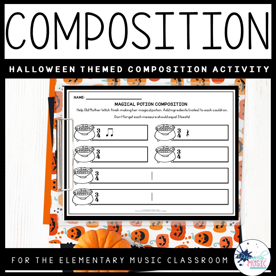 Halloween Composition Printable